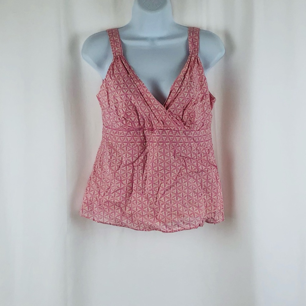 Gap Cotton faux wrap cami S